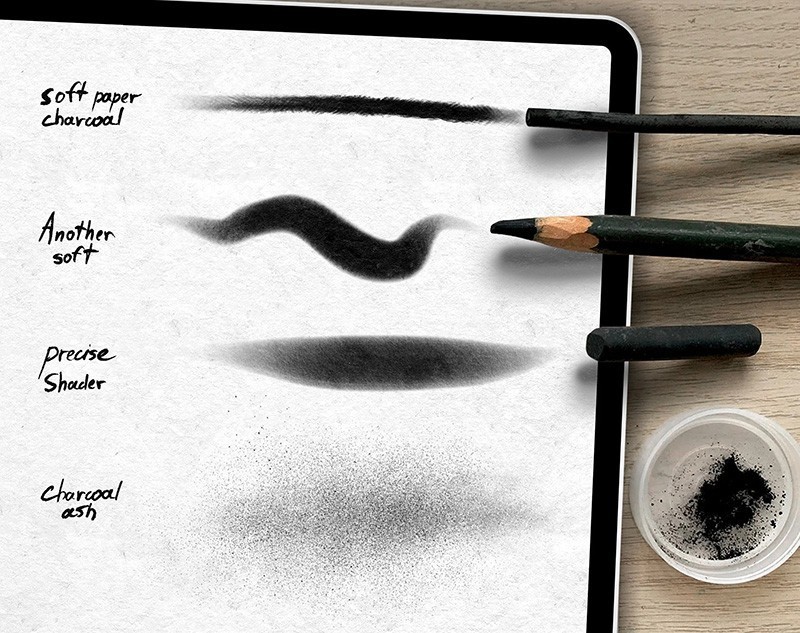 40+Procreate炭笔速写笔刷